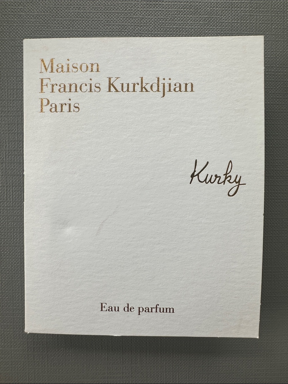 Maison Francis Kurkdjian - 2ml sample